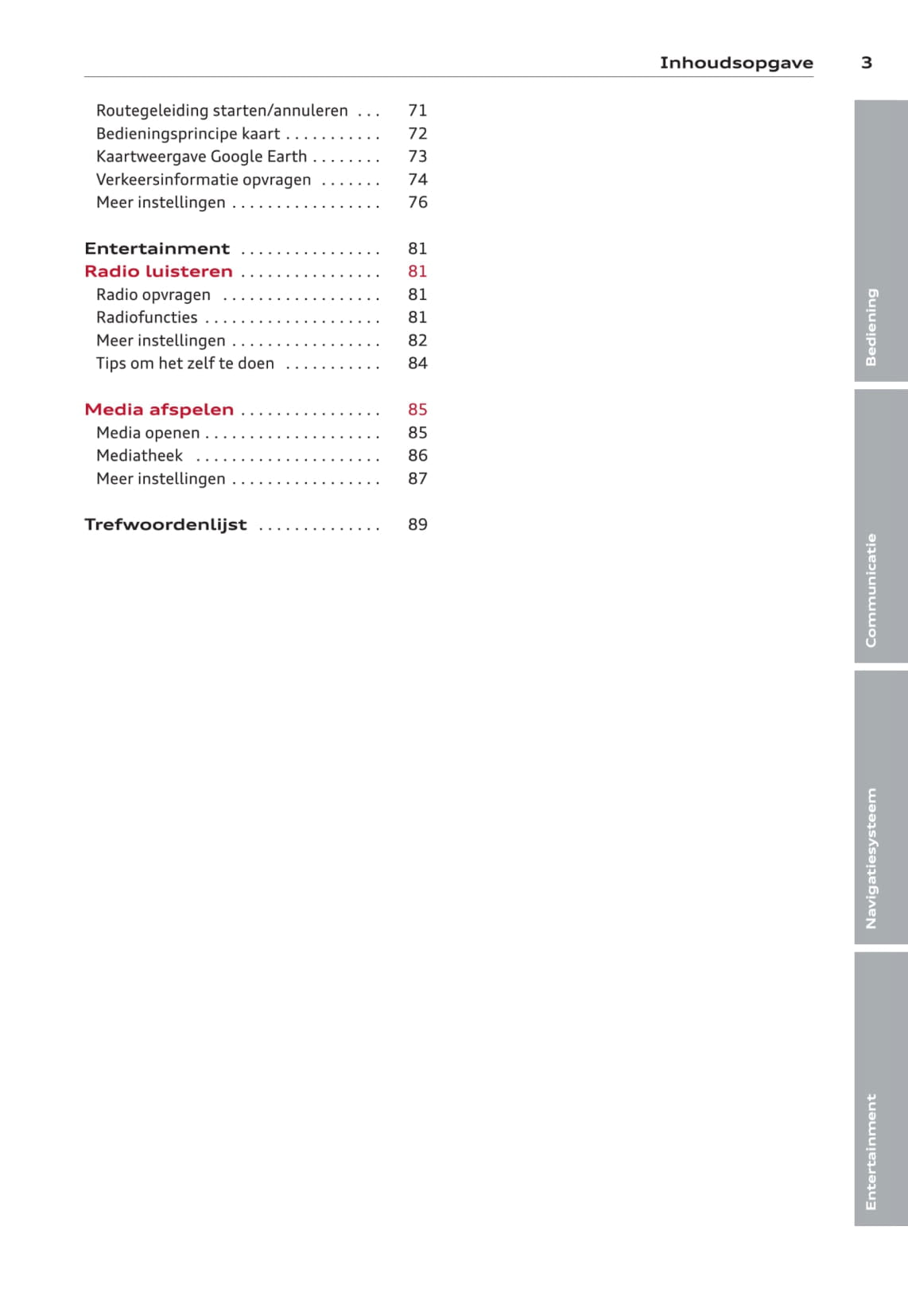 MMI navigation plus Handleiding 2014