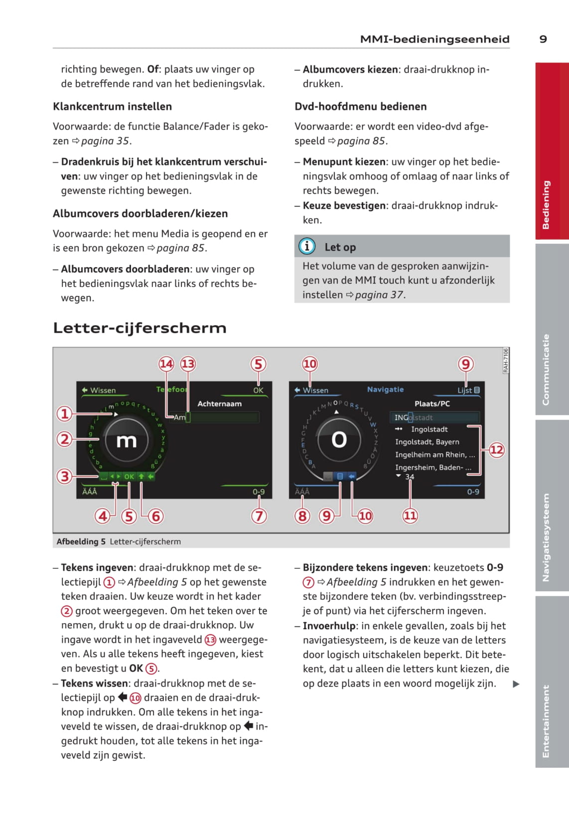 MMI navigation plus Handleiding 2014