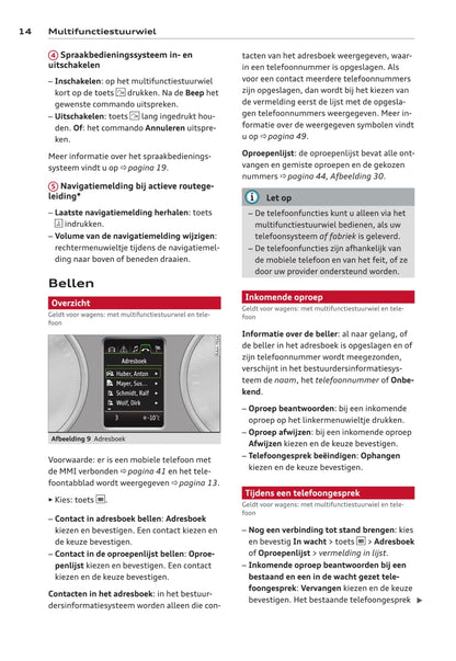 MMI navigation plus Handleiding 2014