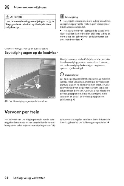 2006-2011 Volkswagen Crafter Owner's Manual | Dutch