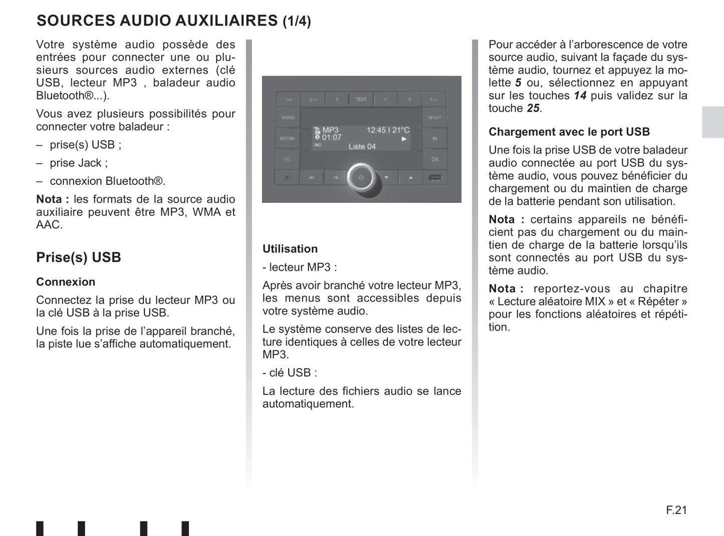 Renault Radio Connect R & GO Guide d'utilisation 2019