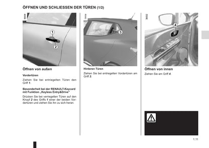 2015-2016 Renault Clio Bedienungsanleitung | Deutsch