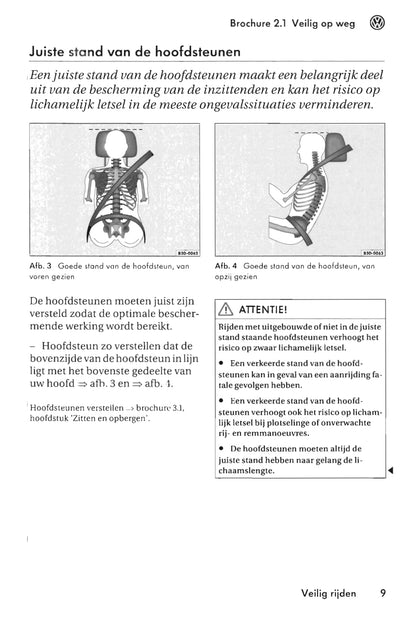 2003-2008 Volkswagen Golf Owner's Manual | Dutch