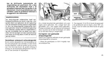 2000-2006 Chrysler PT Cruiser Bedienungsanleitung | Niederländisch