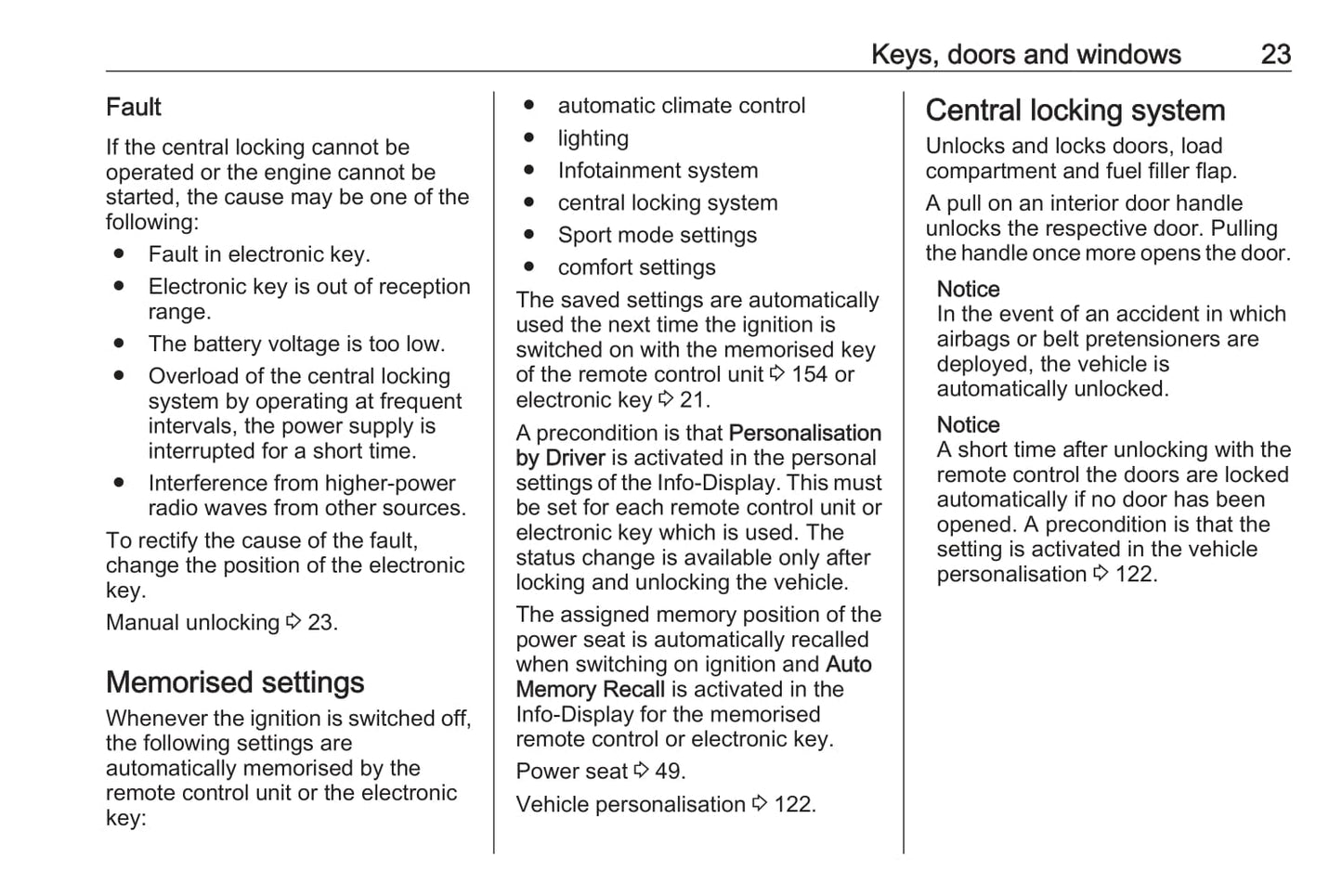 2016-2017 Vauxhall Astra Owner's Manual | English