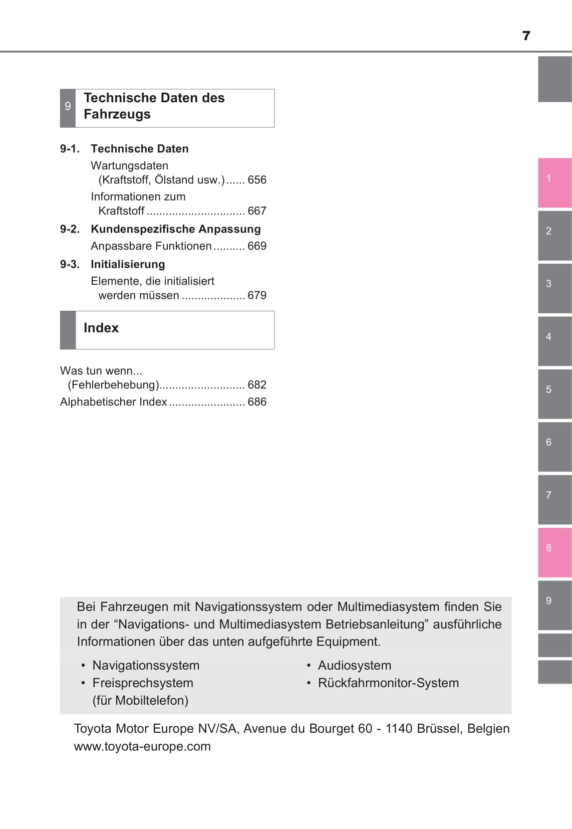 2016-2018 Toyota C-HR Hybrid Owner's Manual | German