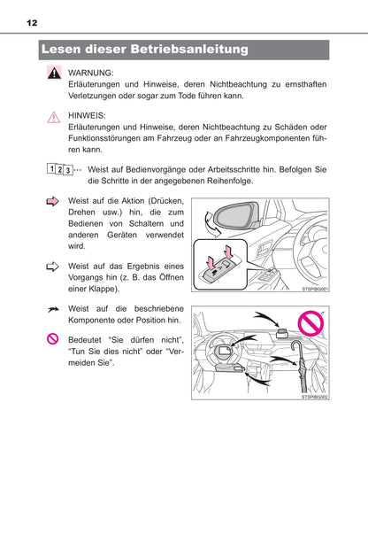 2016-2018 Toyota C-HR Hybrid Owner's Manual | German