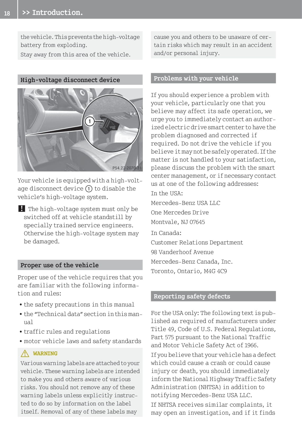 2012-2015 Smart Fortwo Owner's Manual | English