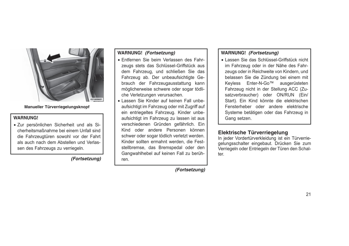 2014-2015 Jeep Grand Cherokee SRT Owner's Manual | German