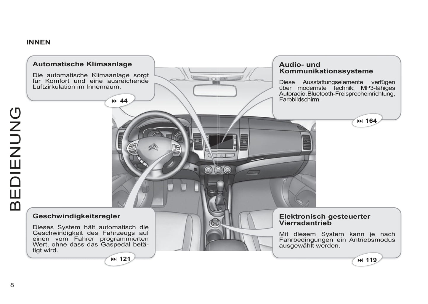 2011-2012 Citroën C-Crosser Gebruikershandleiding | Duits