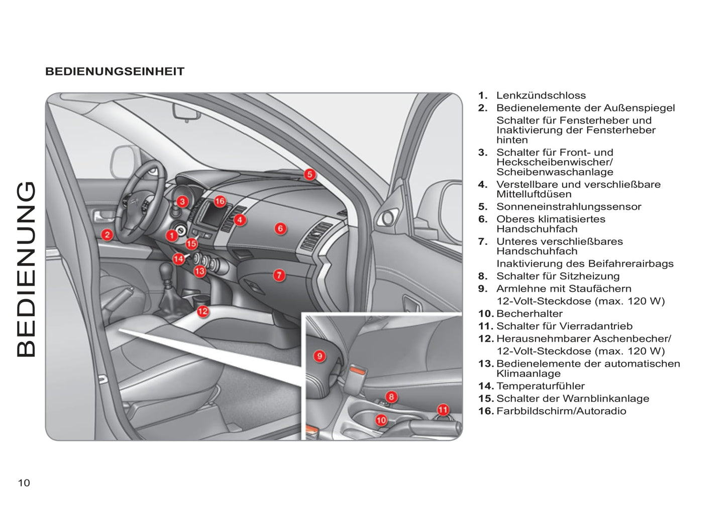 2011-2012 Citroën C-Crosser Gebruikershandleiding | Duits