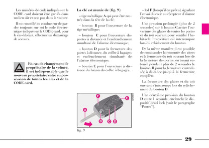 2002-2008 Lancia Thesis Owner's Manual | French