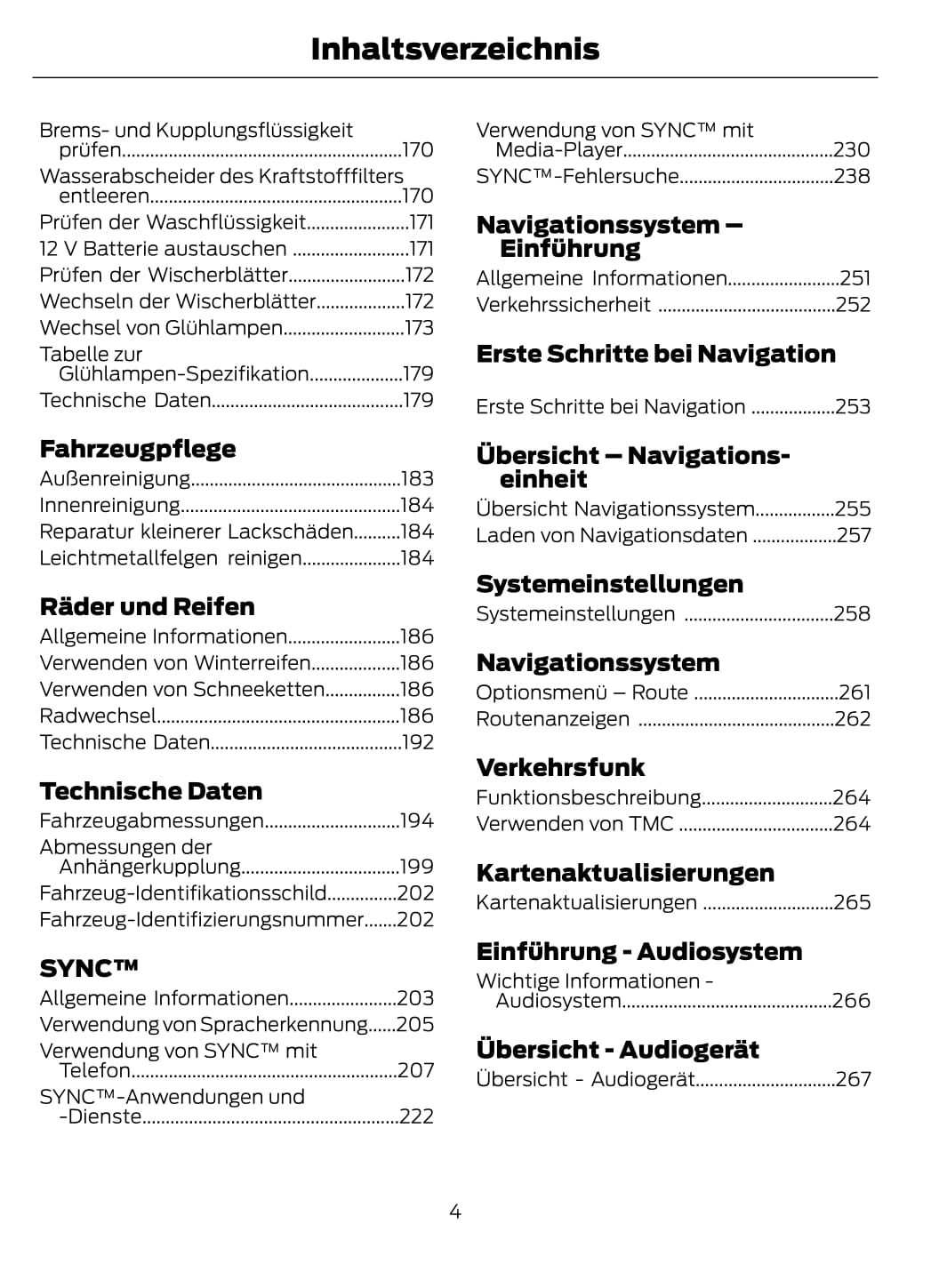 2014-2015 Ford Ranger Owner's Manual | German