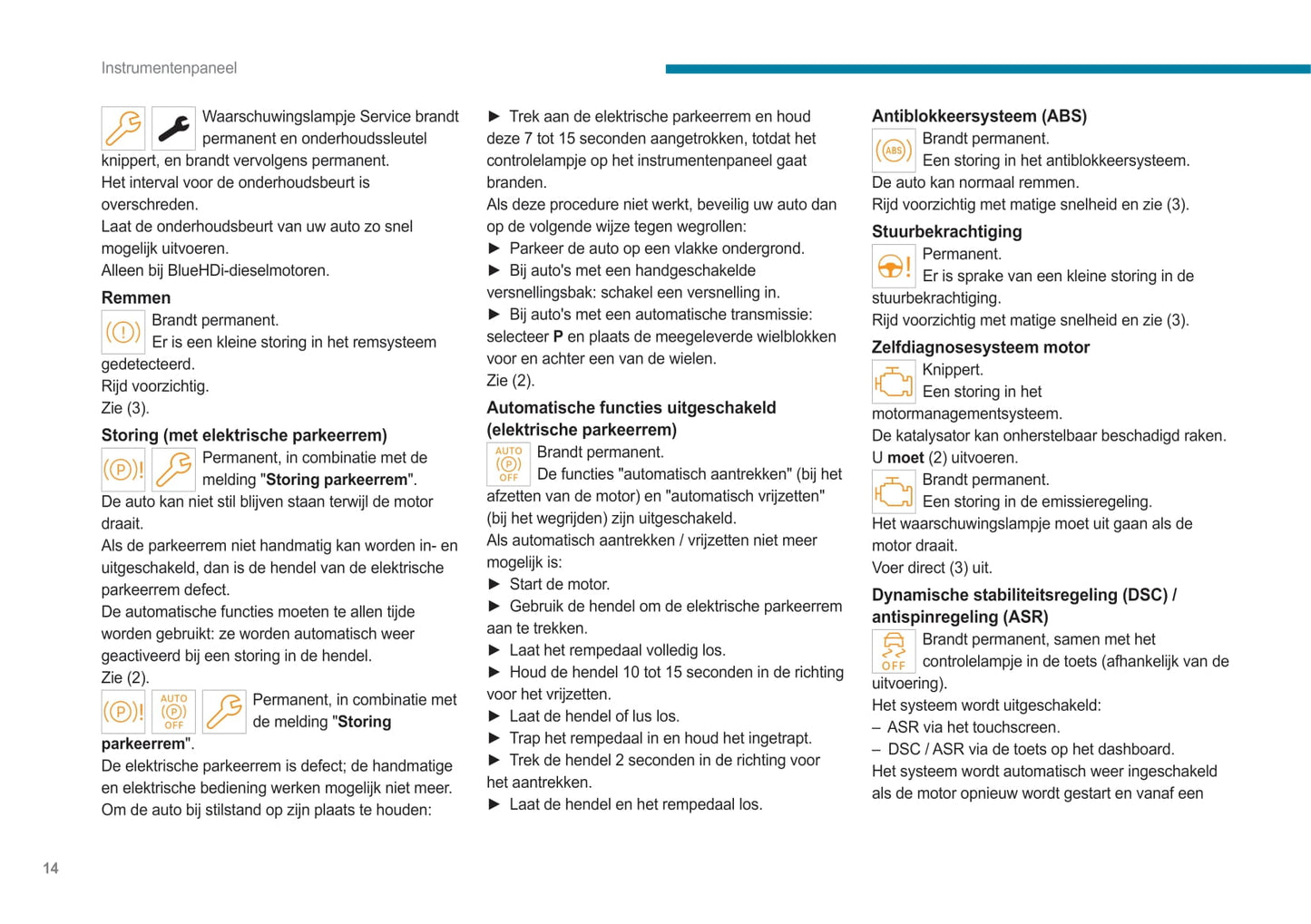 2021-2022 Peugeot 308/308 Hybrid Owner's Manual | Dutch