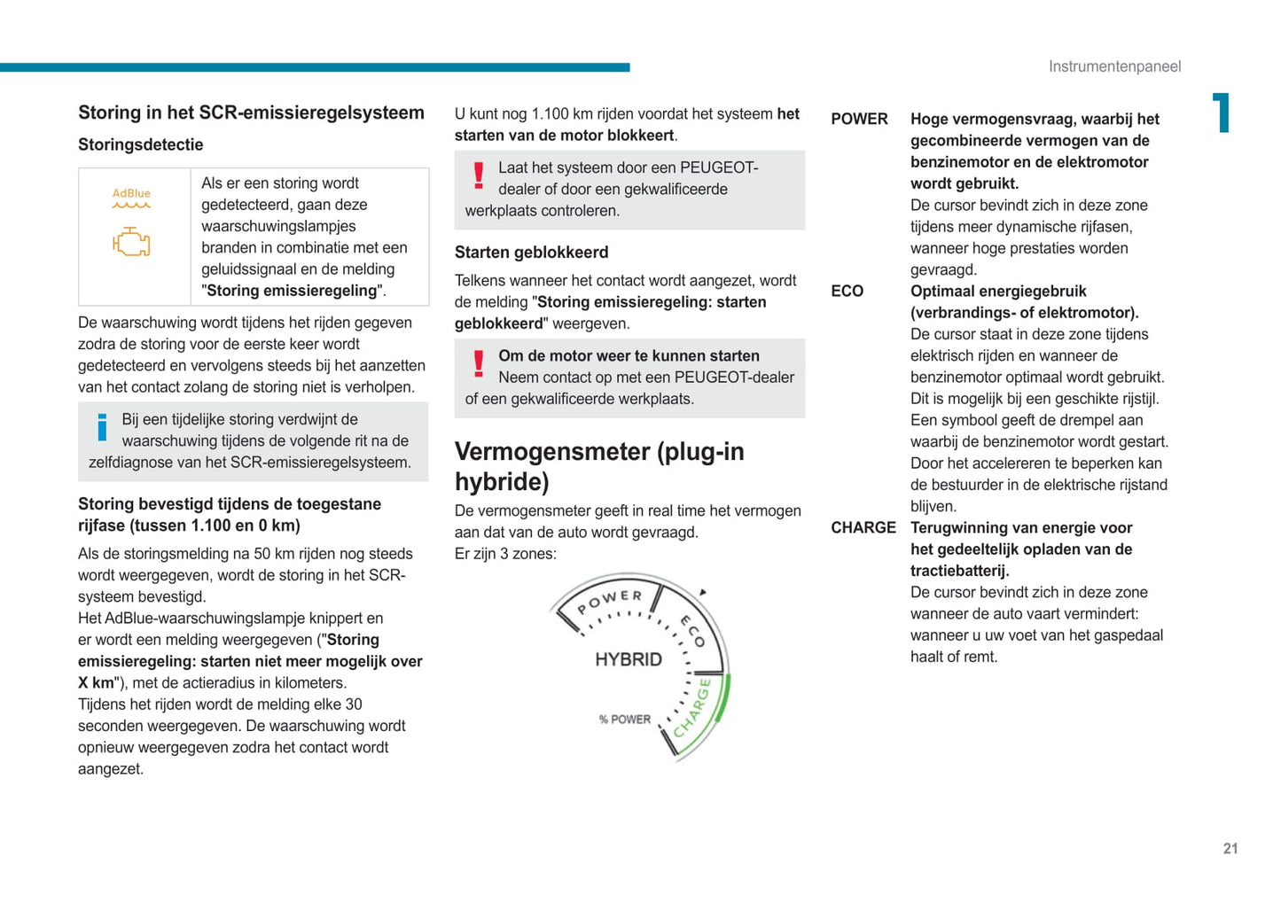 2021-2022 Peugeot 308/308 Hybrid Owner's Manual | Dutch