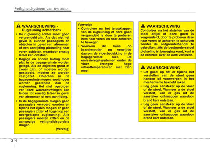 2012-2013 Kia Sorento Owner's Manual | Dutch