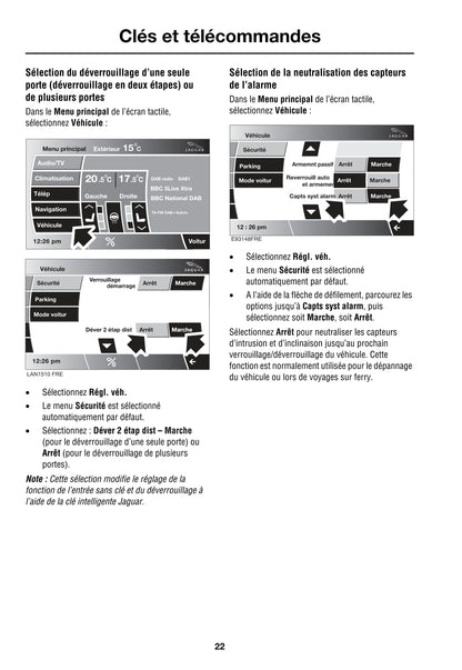 2008-2009 Jaguar XF Owner's Manual | French