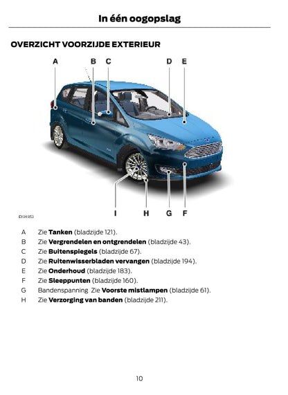 2014-2015 Ford C-Max Energi Gebruikershandleiding | Nederlands