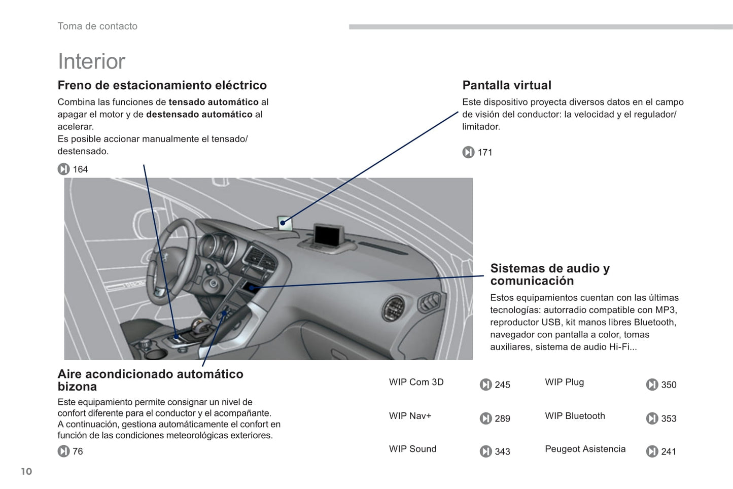 2013-2015 Peugeot 3008 Bedienungsanleitung | Spanisch