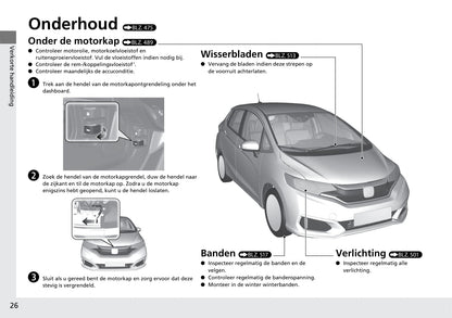 2018-2019 Honda Jazz Bedienungsanleitung | Niederländisch