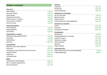 2018-2019 Skoda Rapid Spaceback Owner's Manual | Dutch