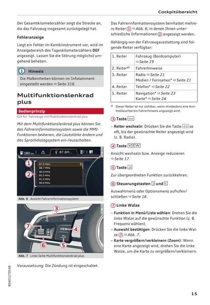 2017-2020 Audi Q5 Owner's Manual | German