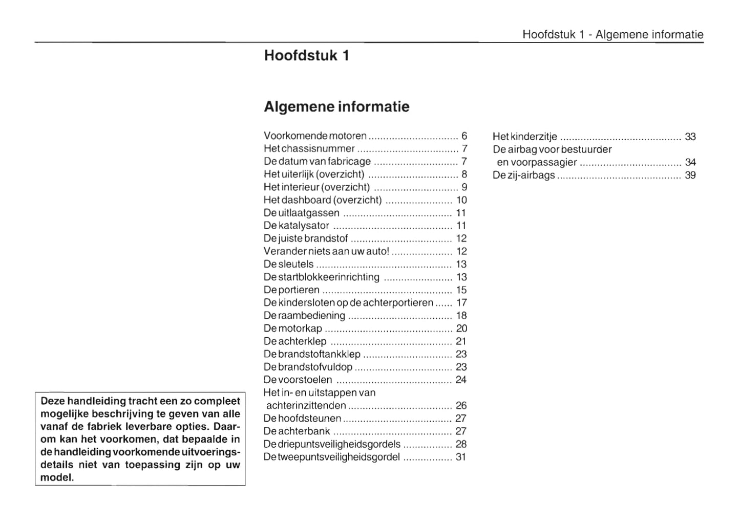 2003-2006 Daihatsu Cuore Owner's Manual | Dutch