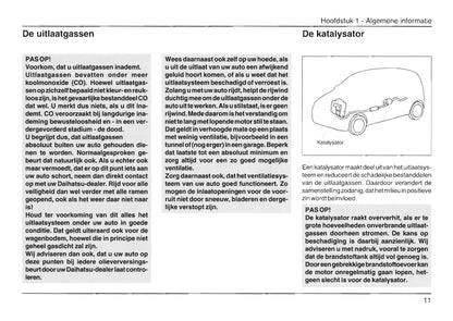 2003-2006 Daihatsu Cuore Owner's Manual | Dutch