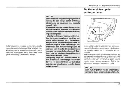 2003-2006 Daihatsu Cuore Owner's Manual | Dutch