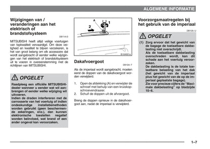 1995-2004 Mitsubishi Carisma Owner's Manual | Dutch