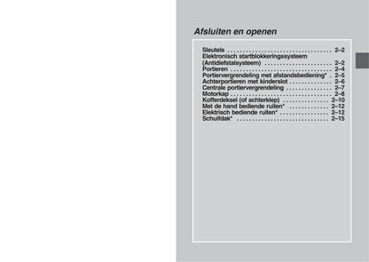 1995-2004 Mitsubishi Carisma Owner's Manual | Dutch