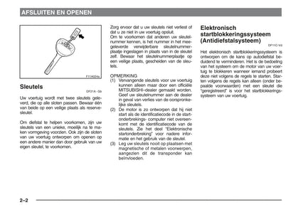 1995-2004 Mitsubishi Carisma Owner's Manual | Dutch