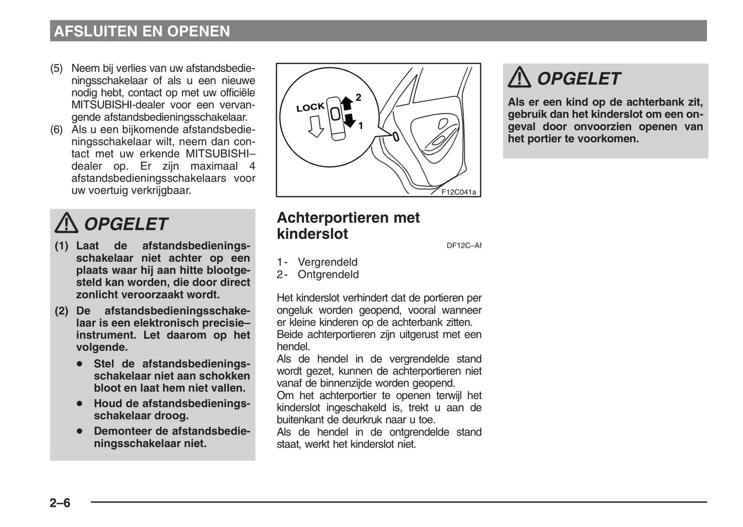 1995-2004 Mitsubishi Carisma Owner's Manual | Dutch