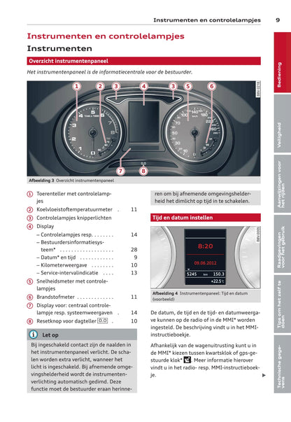 2013-2016 Audi A3 Cabriolet Owner's Manual | Dutch