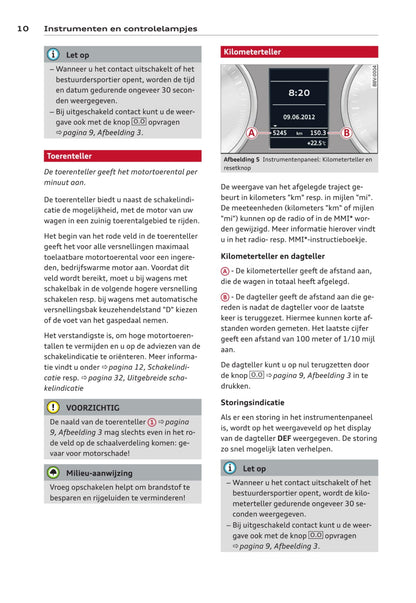 2013-2016 Audi A3 Cabriolet Owner's Manual | Dutch