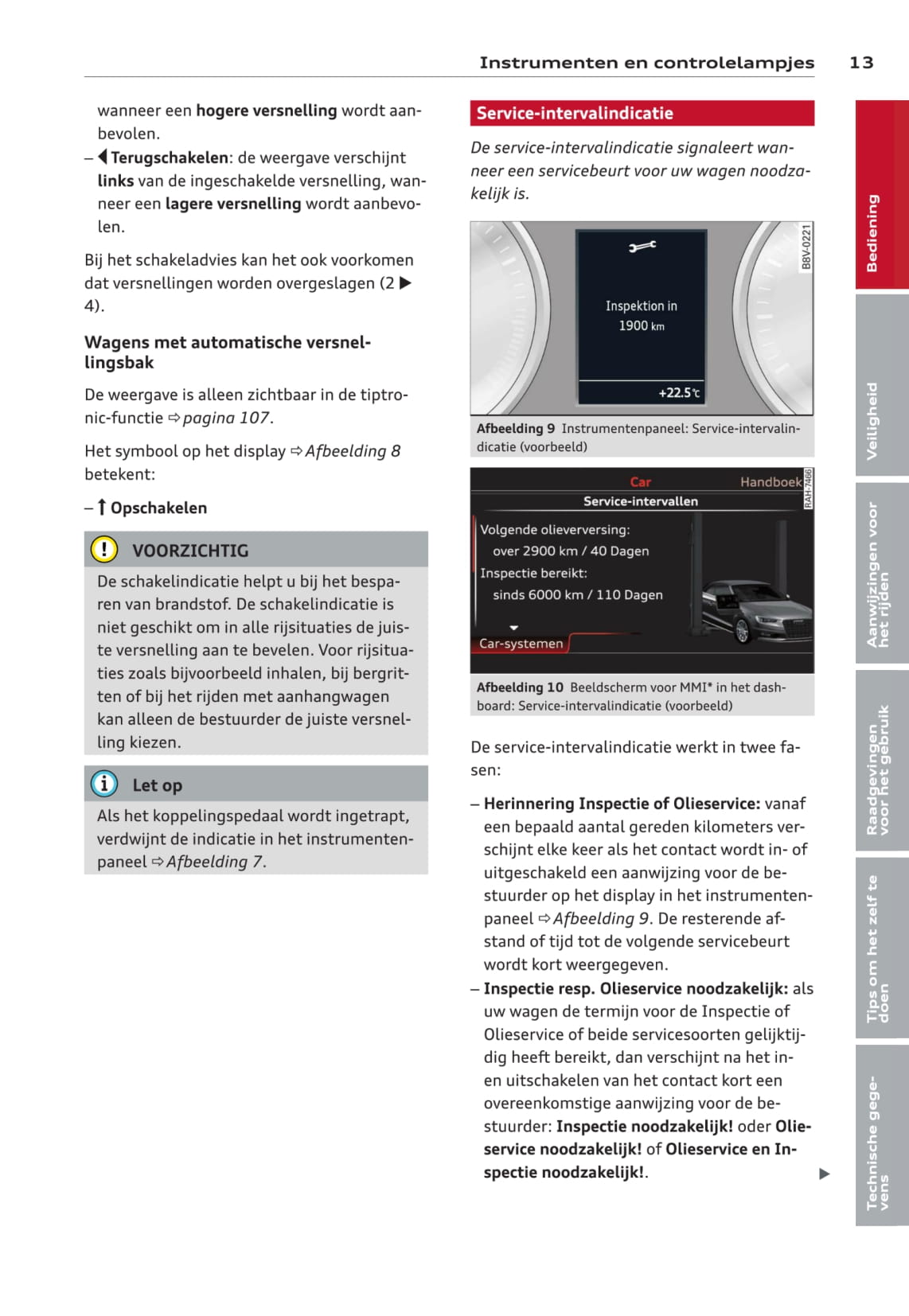 2013-2016 Audi A3 Cabriolet Owner's Manual | Dutch