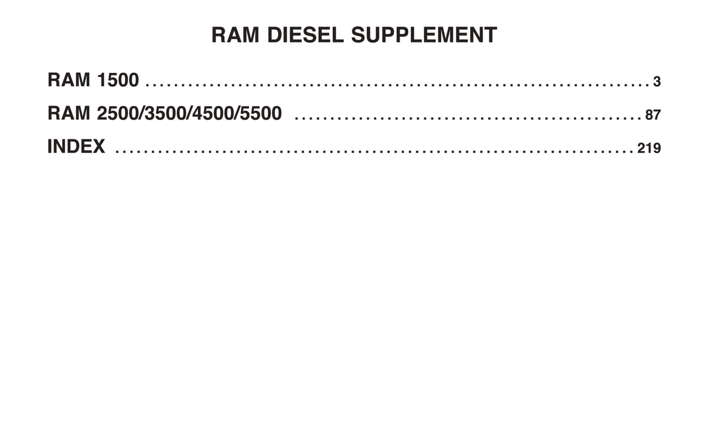 2018 Ram Truck Owner's Manual | English