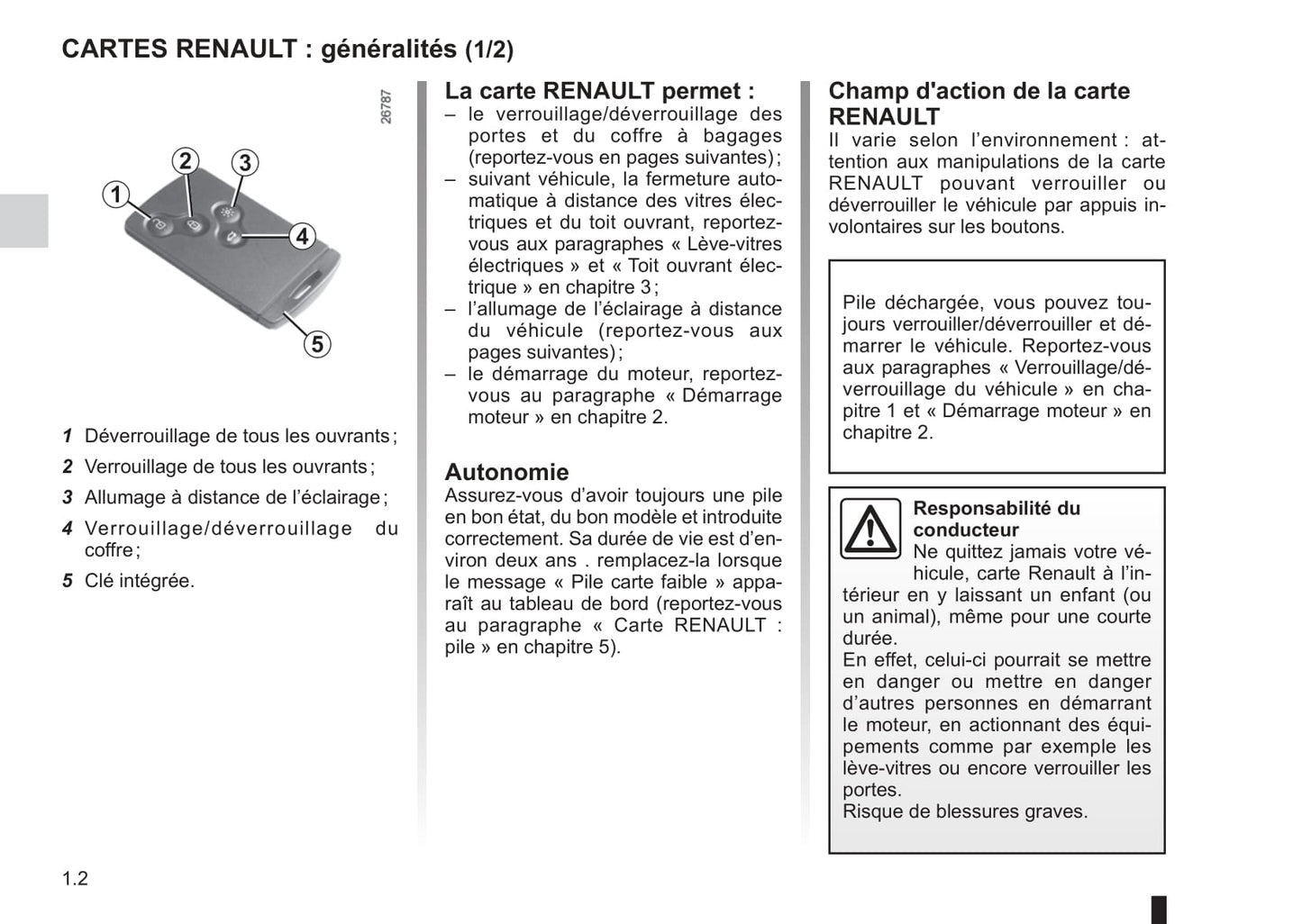 2012-2013 Renault Koleos Owner's Manual | French