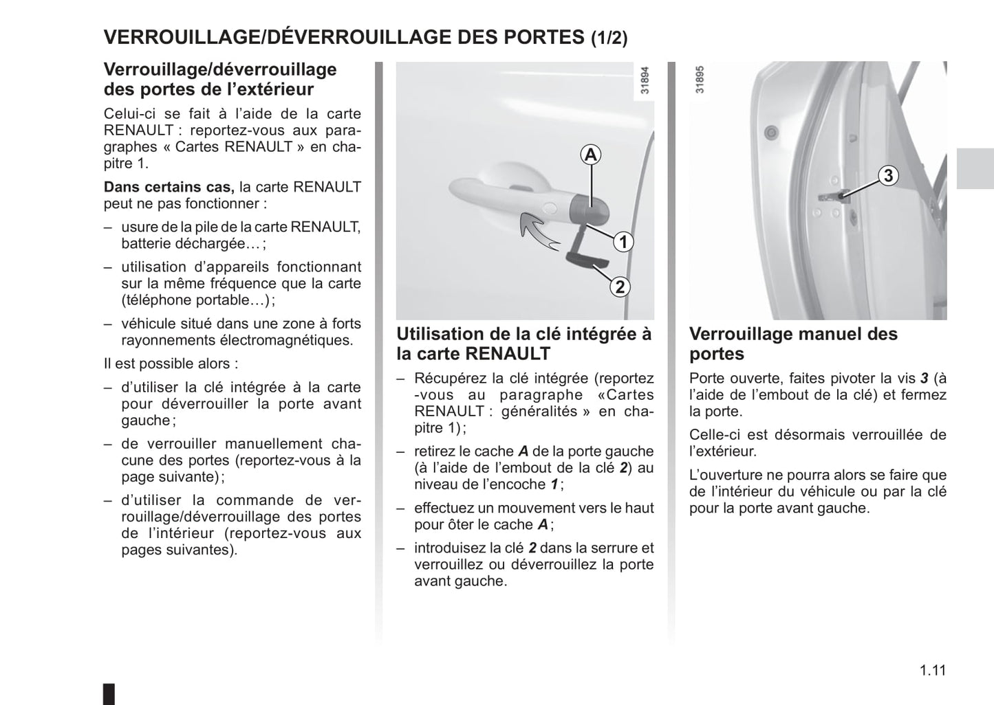 2012-2013 Renault Koleos Owner's Manual | French