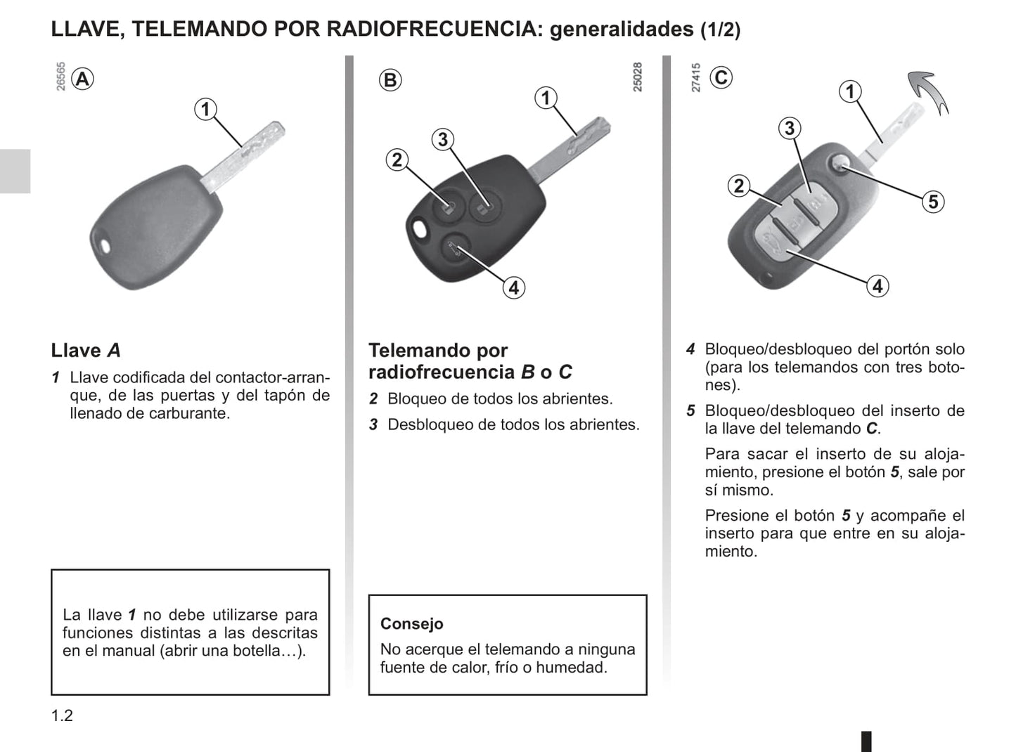 2012-2013 Renault Clio Owner's Manual | Spanish