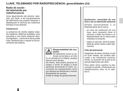 2012-2013 Renault Clio Owner's Manual | Spanish