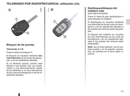 2012-2013 Renault Clio Owner's Manual | Spanish