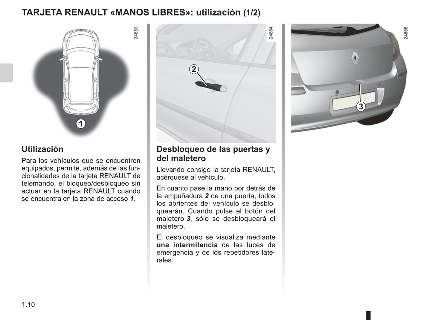 2012-2013 Renault Clio Owner's Manual | Spanish