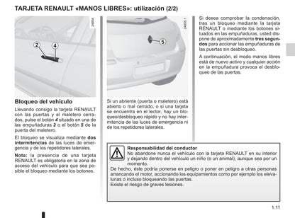 2012-2013 Renault Clio Owner's Manual | Spanish