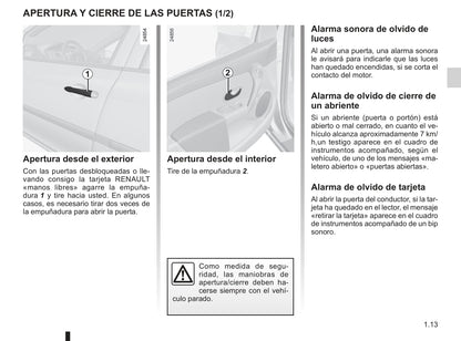 2012-2013 Renault Clio Owner's Manual | Spanish