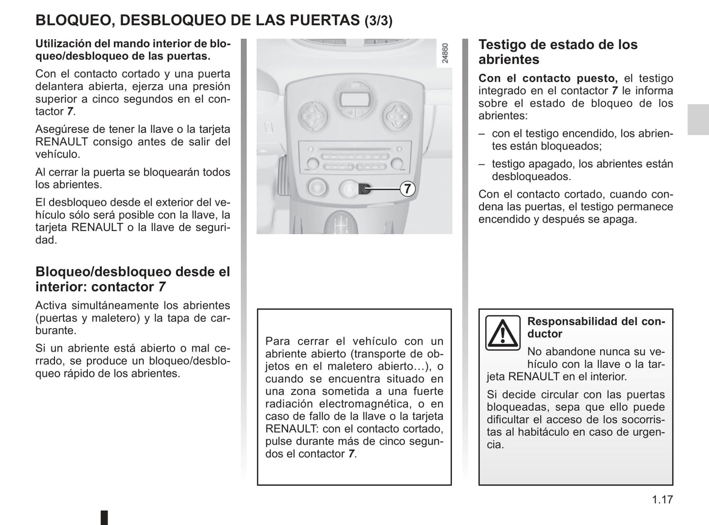 2012-2013 Renault Clio Owner's Manual | Spanish