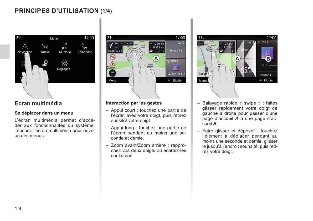 Renault Easy Connect - Systémes Multimédia Guide d'utilisation 2021 - 2023