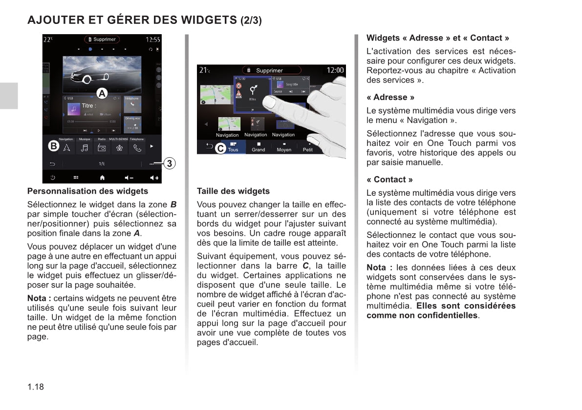 Renault Easy Connect - Systémes Multimédia Guide d'utilisation 2021 - 2023