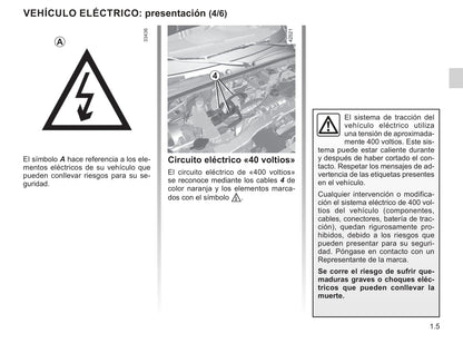 2019-2020 Renault Kangoo Z.E. Owner's Manual | Spanish