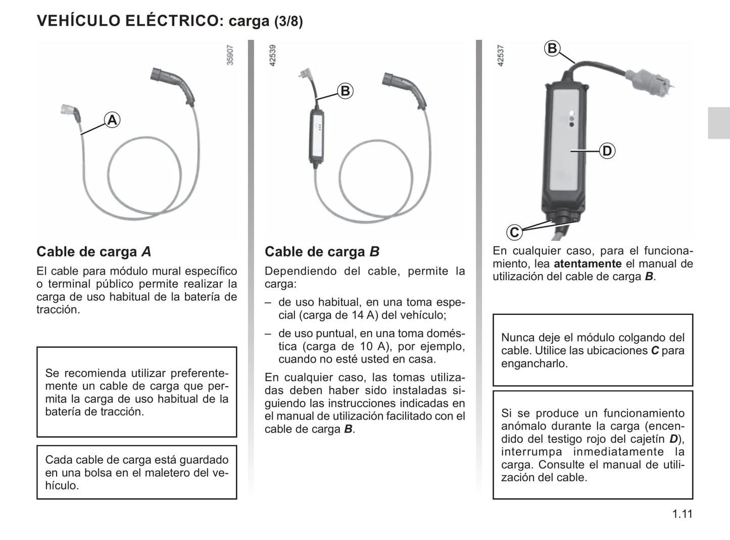 2019-2020 Renault Kangoo Z.E. Owner's Manual | Spanish